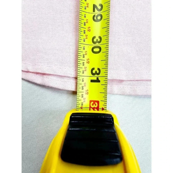 Ben Sherman Stretch Size XL Men Light Powder Pink Logo Tag Button Down Shirt NWT - Picture 10 of 12